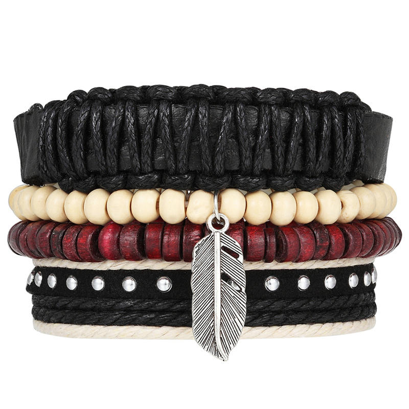 Leather Anchor Bracelets